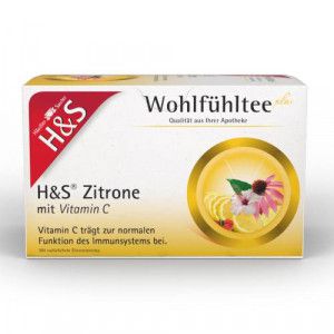 H&S Zitrone mit Vitamin C Filterbeutel